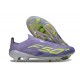 Zapatillas Adidas F50+ Laceless FG Violeta Tone Limón Lúcido Morado Rush