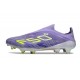 Zapatillas Adidas F50+ Laceless FG Violeta Tone Limón Lúcido Morado Rush
