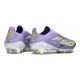 Zapatillas Adidas F50+ Laceless FG Violeta Tone Limón Lúcido Morado Rush