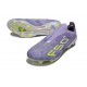 Zapatillas Adidas F50+ Laceless FG Violeta Tone Limón Lúcido Morado Rush