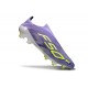 Zapatillas Adidas F50+ Laceless FG Violeta Tone Limón Lúcido Morado Rush