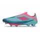 Zapatillas Adidas F50+ Laceless FG Flash Agua Rosa Lúcido Lucid Cyan