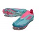 Zapatillas Adidas F50+ Laceless FG Flash Agua Rosa Lúcido Lucid Cyan