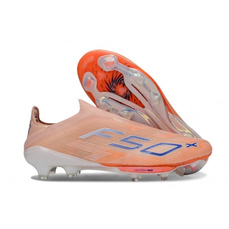 Zapatillas Adidas F50+ Laceless FG Arancione Azul