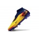 Bota Nike Phantom 6 Df Elite Fg Amarillo Azul Dorado