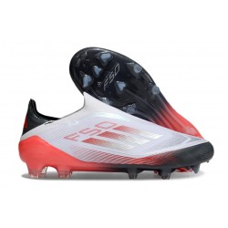 Bota de Futbol Adidas F50 Elite LL FG Blanco Negro Rojo
