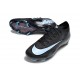 Nike Air Zoom Mercurial Vapor 16 Elite FG Negro Hielo Azul
