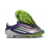 Bota de Futbol Adidas F50 Elite LL FG Morado Unity Blanco Amarillo Solar