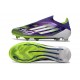 Bota de Futbol Adidas F50 Elite LL FG Morado Unity Blanco Amarillo Solar 