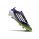 Bota de Futbol Adidas F50 Elite LL FG Morado Unity Blanco Amarillo Solar 