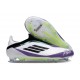 Bota de Futbol Adidas F50 Elite LL FG X Messi Ftwr Blanco Negro Morado Unity
