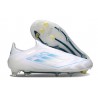 Bota de Futbol Adidas F50 Elite LL FG Blanco Perla Met Azul