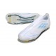Bota de Futbol Adidas F50 Elite LL FG Blanco Perla Met Azul