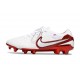 Nike Tiempo Legend 10 Elite FG Blanco Carmesí Vivo