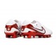 Nike Tiempo Legend 10 Elite FG Blanco Carmesí Vivo