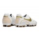 Nike Tiempo Legend 10 Elite FG R10 Blanco Oro
