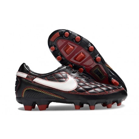 Nike Tiempo Legend 10 Elite FG R10 Negro Rojo Blanco