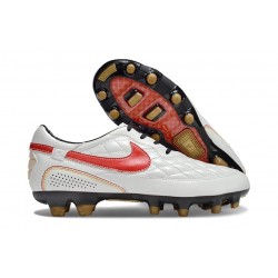 Nike Tiempo Legend 10 Elite FG R10 Blanco Rojo