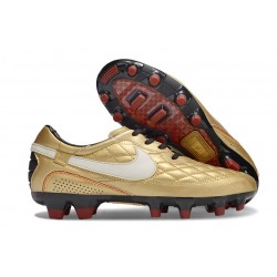 Nike Tiempo Legend 10 Elite FG R10 Oro Blanco