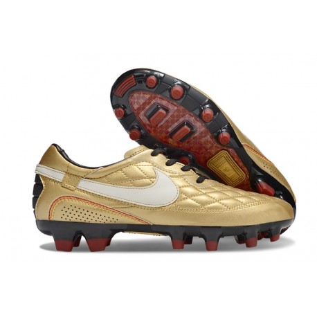 Nike Tiempo Legend 10 Elite FG R10 Oro Blanco