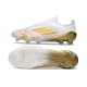 Bota de Futbol Adidas F50 Elite LL FG Blanco Met Dorado