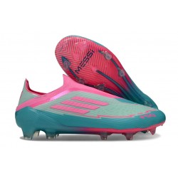 Bota de Futbol Adidas F50 Elite LL FG Flash Agua Rosa Lúcido Lucid Cyan