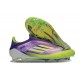 Bota de Futbol Adidas F50 Elite LL FG Morado Rush Ftwr Blanco Limón Lúcido