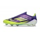 Bota de Futbol Adidas F50 Elite LL FG Morado Rush Ftwr Blanco Limón Lúcido