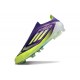 Bota de Futbol Adidas F50 Elite LL FG Morado Rush Ftwr Blanco Limón Lúcido