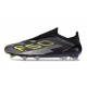 Bota de Futbol Adidas F50 Elite LL FG Negro Hierro Met. Limón Lúcido