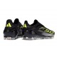 Bota de Futbol Adidas F50 Elite LL FG Negro Hierro Met. Limón Lúcido