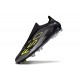 Bota de Futbol Adidas F50 Elite LL FG Negro Hierro Met. Limón Lúcido