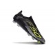 Bota de Futbol Adidas F50 Elite LL FG Negro Hierro Met. Limón Lúcido