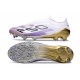 Bota de Futbol Adidas F50 Elite LL FG Blanco Violeta Negro