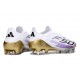 Bota de Futbol Adidas F50 Elite LL FG Blanco Violeta Negro