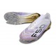 Bota de Futbol Adidas F50 Elite LL FG Blanco Violeta Negro
