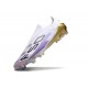 Bota de Futbol Adidas F50 Elite LL FG Blanco Violeta Negro