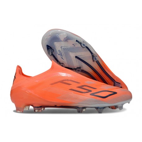 Bota de Futbol Adidas F50 Elite LL FG Naranja Negro