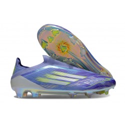 Bota Adidas F50 Elite LL FG Violeta Tone Limón Lúcido Morado Rush