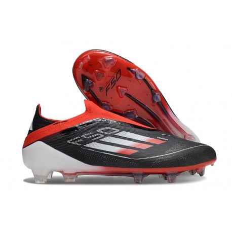 Bota de Futbol Adidas F50 Elite LL FG Negro Rojo Blanco