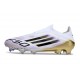 Bota de Futbol Adidas F50 Elite LL FG Blanco Negro Met Dorado