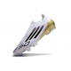 Bota de Futbol Adidas F50 Elite LL FG Blanco Negro Met Dorado