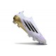 Bota de Futbol Adidas F50 Elite LL FG Blanco Negro Met Dorado