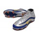 Botas de Futbol Nike Mercurial Superfly X Elite FG Plateada Azul Amarillo