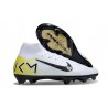Botas de Futbol Nike Mercurial Superfly X Elite FG Blanco Negro Amarillo