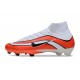 Botas de Futbol Nike Mercurial Superfly X Elite FG Rojo Blanco Negro