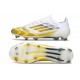 Adidas F50 Elite FG Botines de Futbol Blanco Amarillo