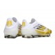 Adidas F50 Elite FG Botines de Futbol Blanco Amarillo