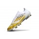 Adidas F50 Elite FG Botines de Futbol Blanco Amarillo