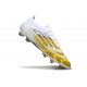 Adidas F50 Elite FG Botines de Futbol Blanco Amarillo